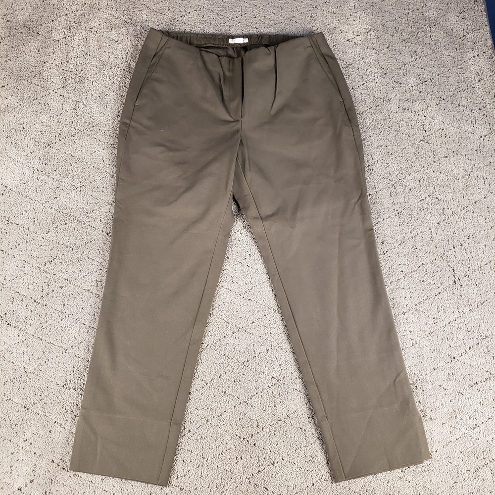 J Jill Pants Womens 8P Gray Woodbine Pull On Premium Bi-Stretch Mid Rise Stretch